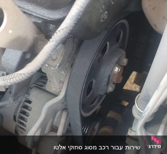 חגורת מנוע ומערכת גלגלות ברכב